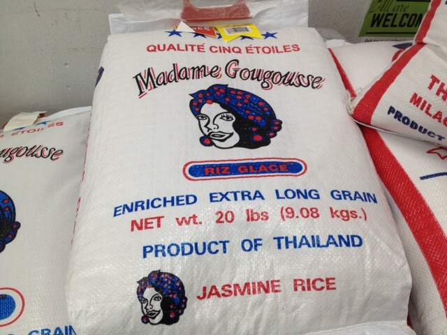 Thai rice, distributed by a Florida company